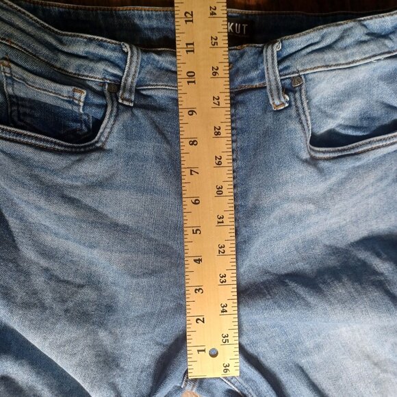 Kut from the Cloth Jeans Womens 10 Relaxed High Waisted Med Wash Ankle Stretch - Picture 10 of 13